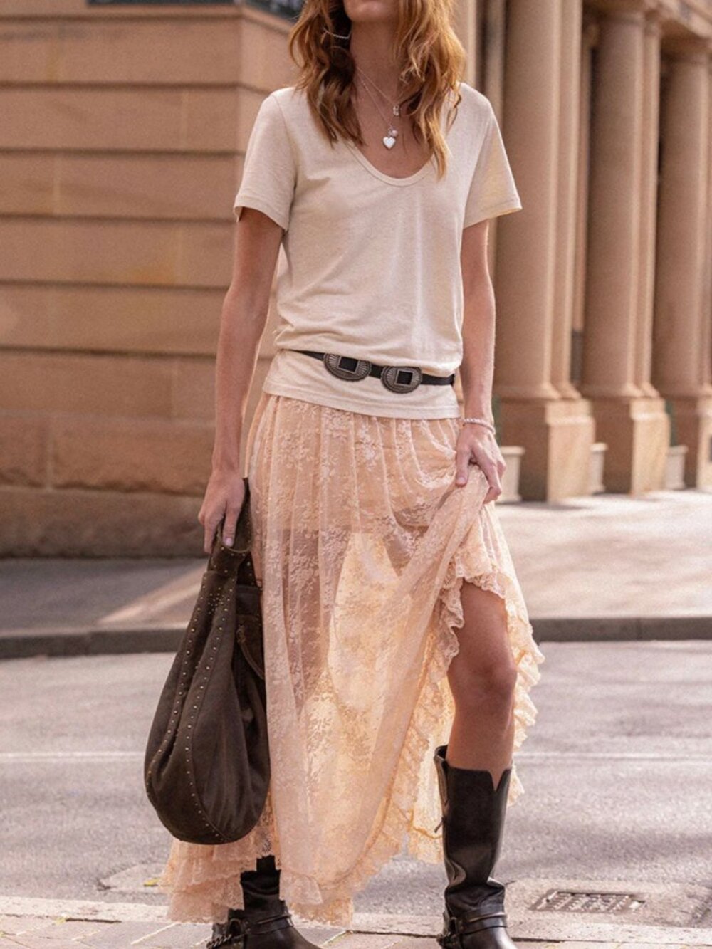 Spell Labyrinth Lace Maxi Skirt * Small * New With Tags